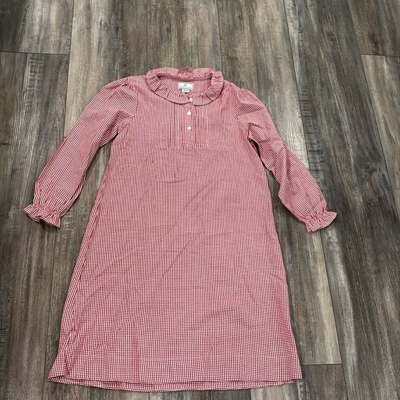 Petite Plume red gingham nightgown - Picture 1 of 5